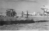 C-47 Dakotas land troops in Srinagar